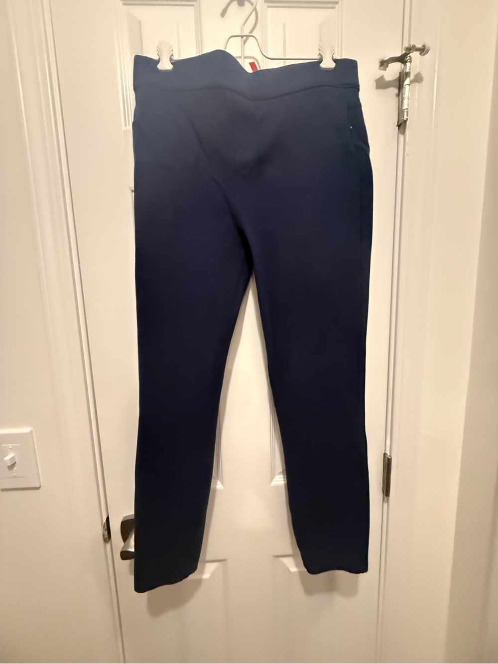 SPANX Navy Pull-On Ponte Pants Large